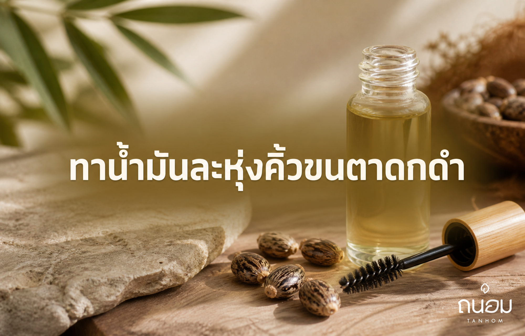 วิธีทาน้ำมันละหุ่งบำรุงคิ้วและขนตาให้ดกดำขึ้นอย่างปลอดภัย ไม่ระคายเคืองดวงตา
